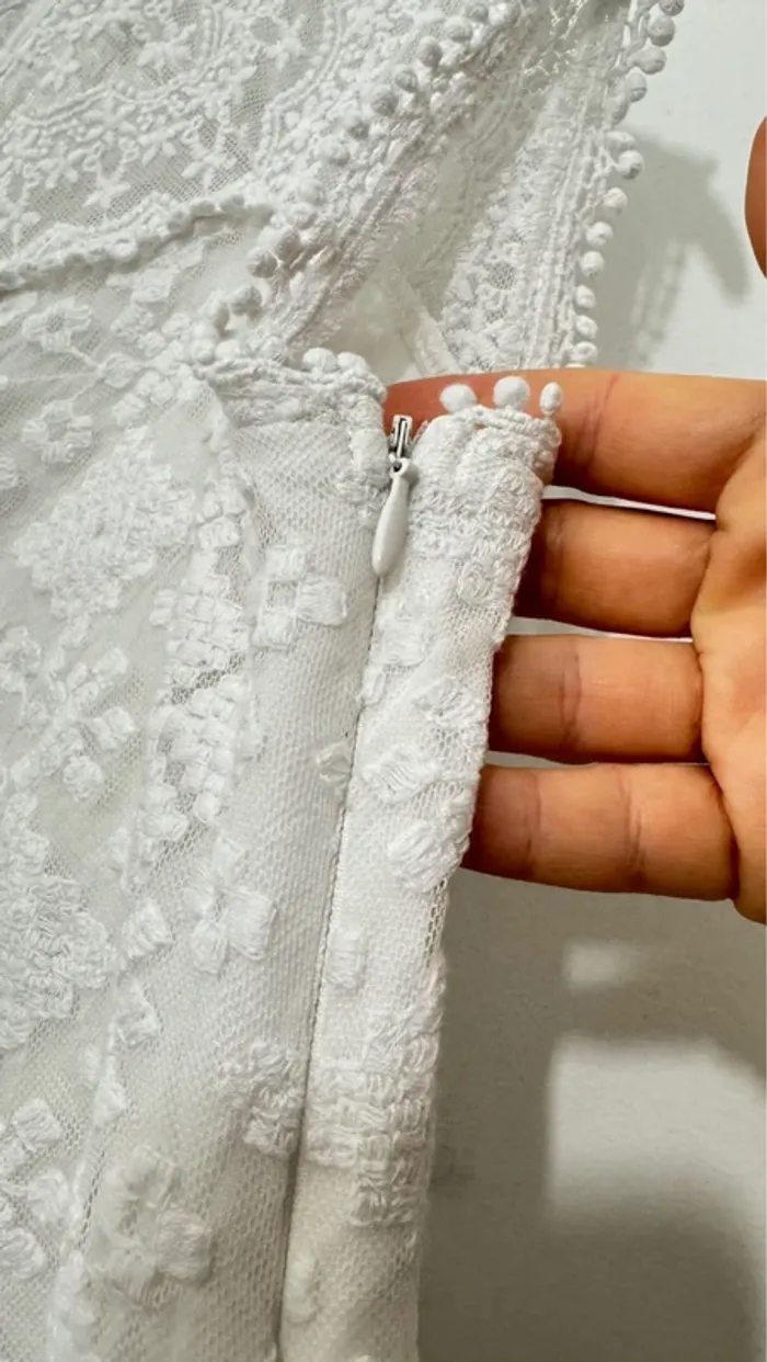 Robe fille dentelle - photo numéro 3