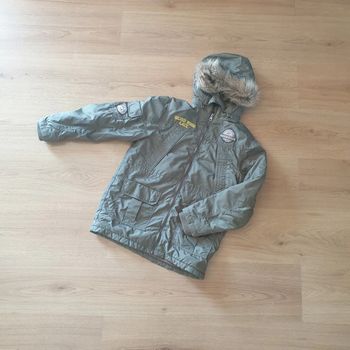 💚 Manteau parkas Kaki 9 /10 ans Tex #emyfleury_10ansgarçon