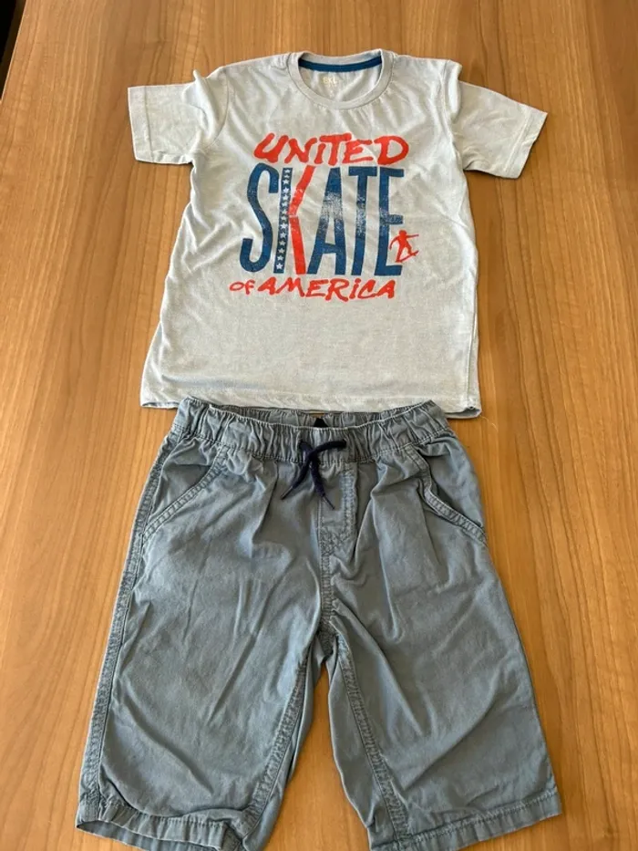 Tenue 8 ans short et tee shirt - photo numéro 6