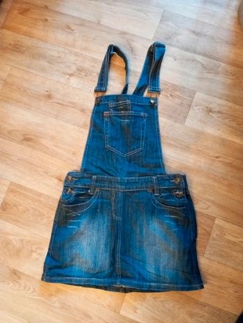 Robe salopette en jean 38
