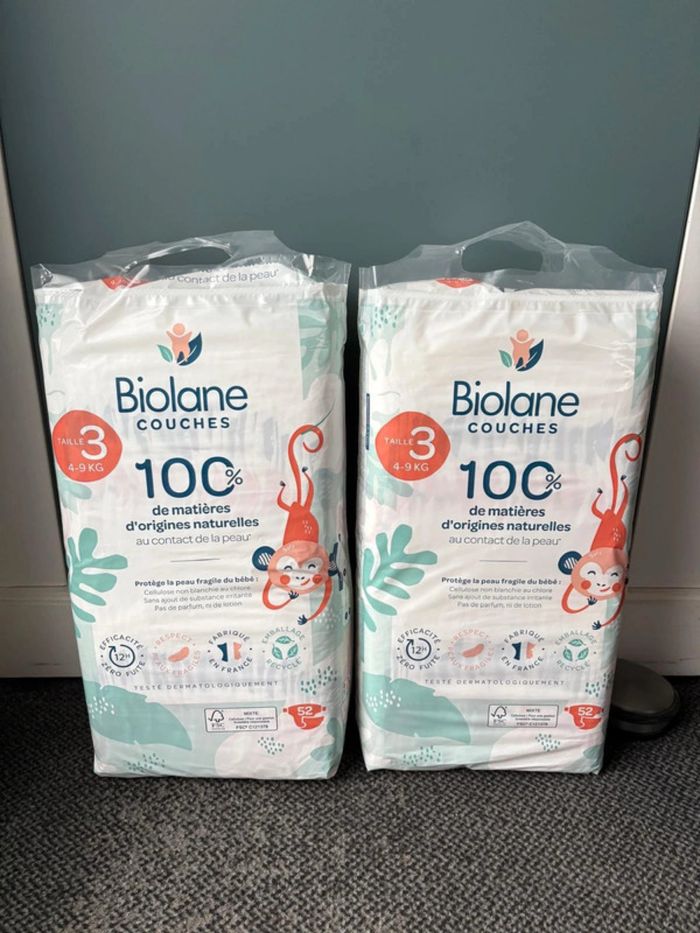 Couches biolane taille 3