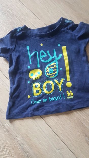 Tee shirt 3 mois in extenso Garçon manches courtes