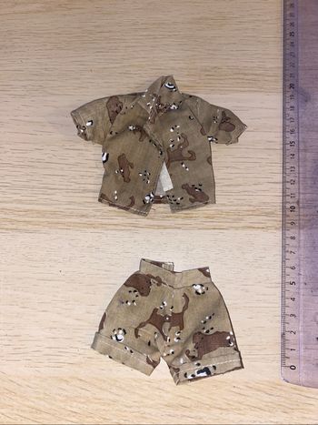 GI Joe tenue militaire short veste jacket army duke