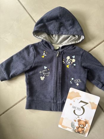 Veste zip 3 mois