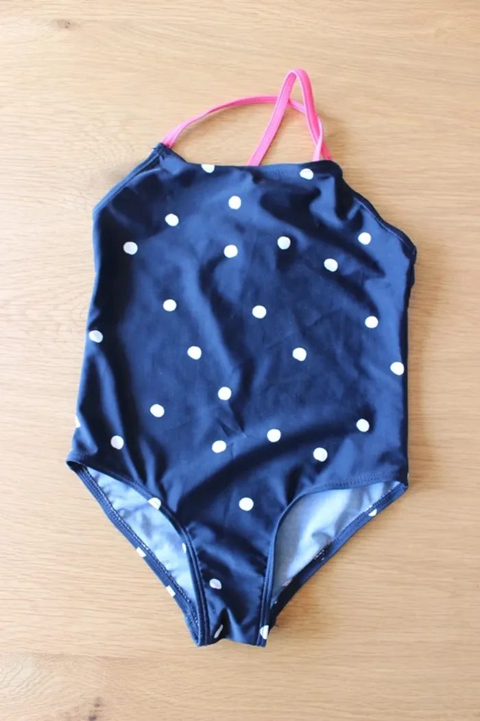 🩳 Maillot de bain à pois, Kiabi, 4 ans 📌