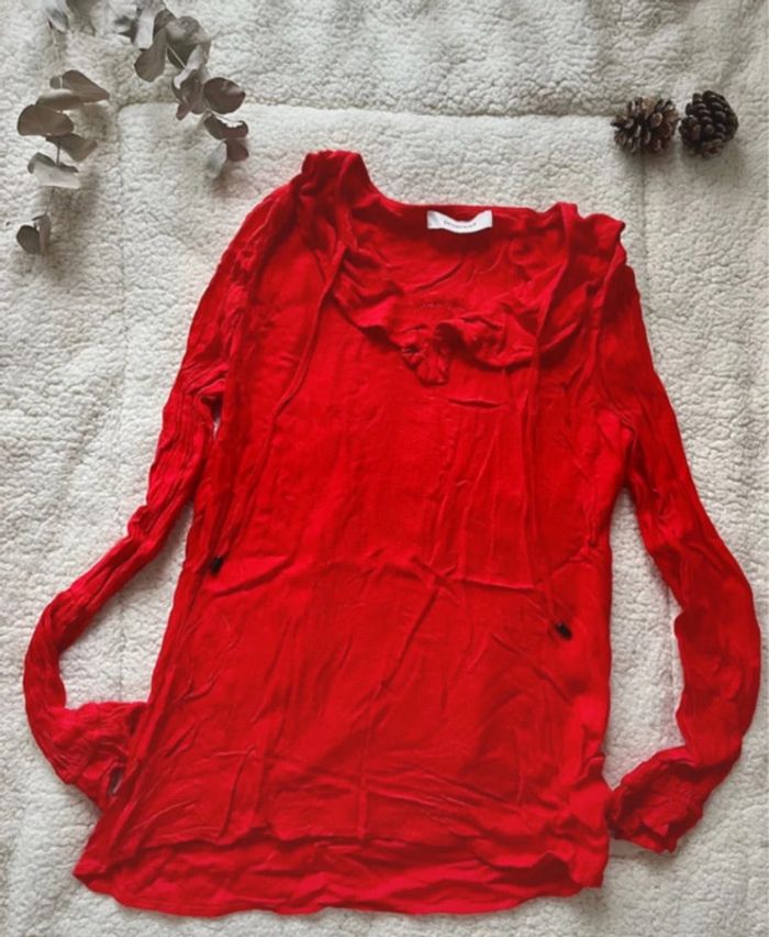 Blouse Promod rouge - photo numéro 3