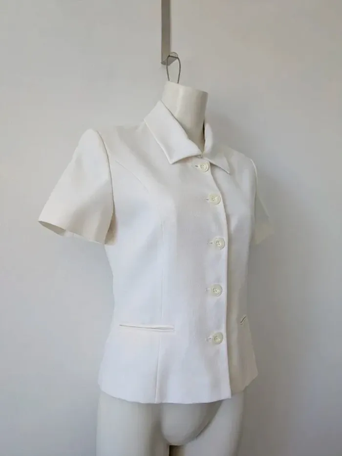 Veste chemise vintage - 123 - taille 36 - photo numéro 2