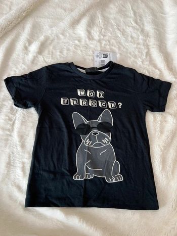 Tee shirt bouledogue