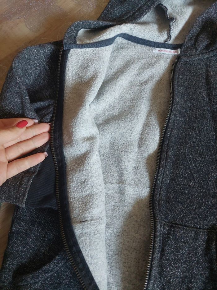 Veste zippée 9/10 ans garçon - photo numéro 4