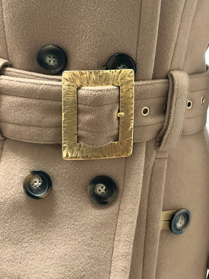 Trench en laine vierge et cachemire Pinko - photo numéro 4