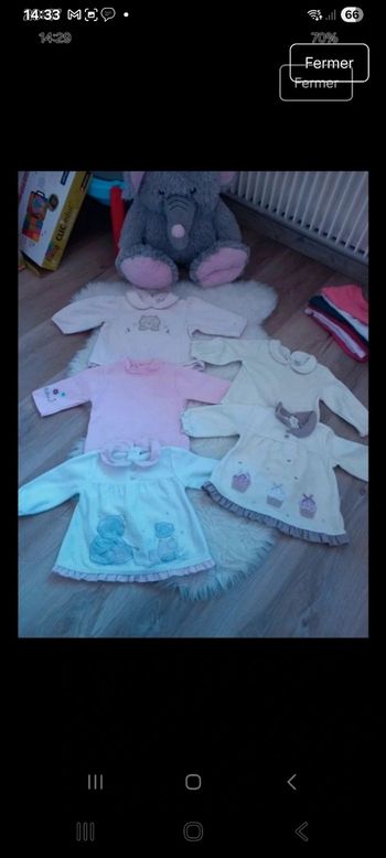 Lots de 5 pulls 6 mois 