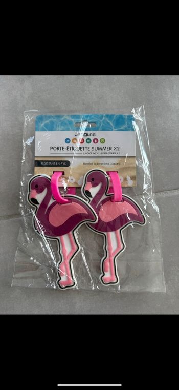 Lot de 2 Portes étiquettes de bagage valise