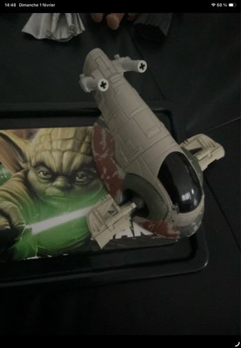 Figurine vaisseau boba fett micro machine 1990 star wars vintage 