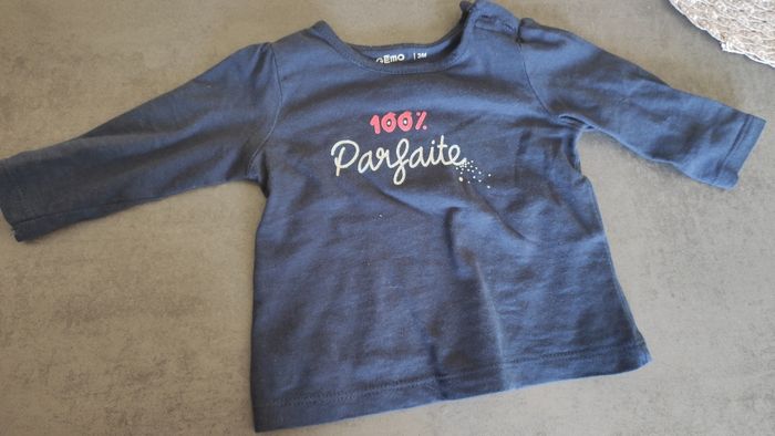 T shirt fille 3 mois