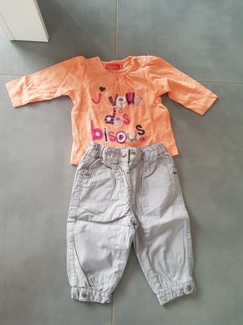 Ensemble pantalon tee-shirt manches longues