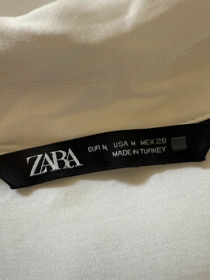Robe blanche cache cœur Zara - photo numéro 6