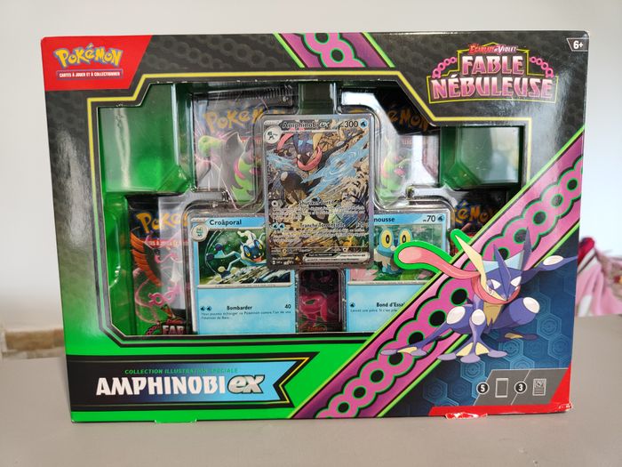 Coffret Amphinobi ex collection illustration spéciale - Pokémon ev6.5 fable nébuleuse FR