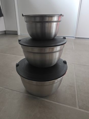 Lot de 3 boîtes de conservation