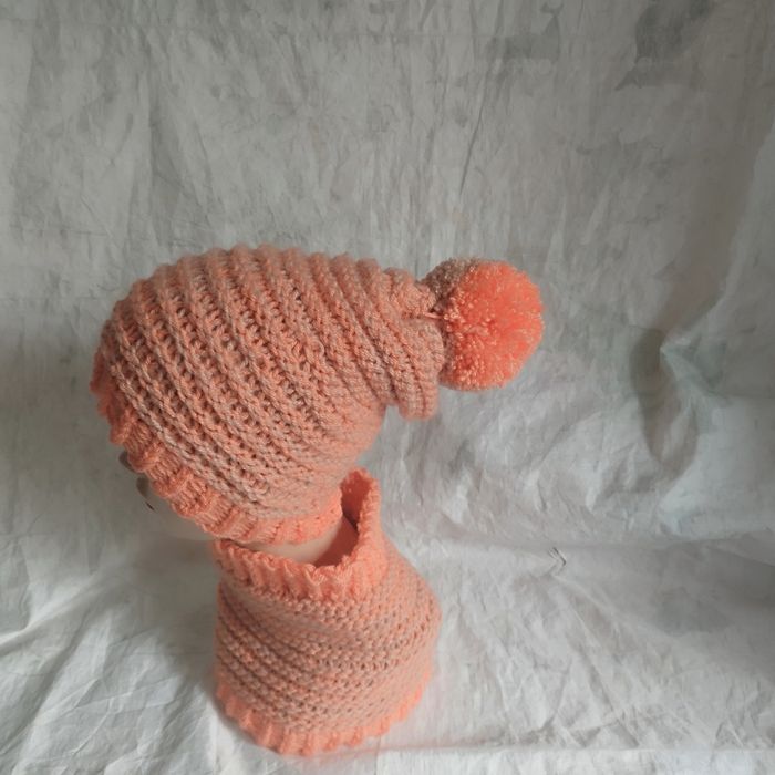 Ensemble Bonnet Col Unisexe - photo numéro 5