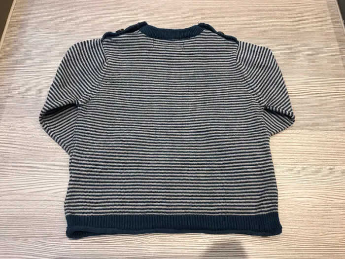 Pull bleu marine Pic ouic 6 mois🦊 - photo numéro 5