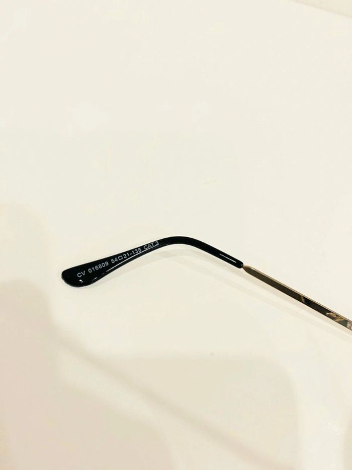 Lunette de soleil femme cœur beige et dorée verres dégradés UV protection catégorie 3 - photo numéro 7