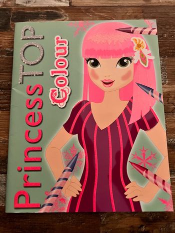 Coloriage princess top colour