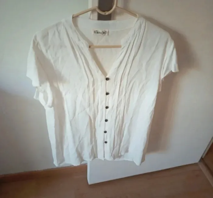 Chemise blanches manches courtes Transfer