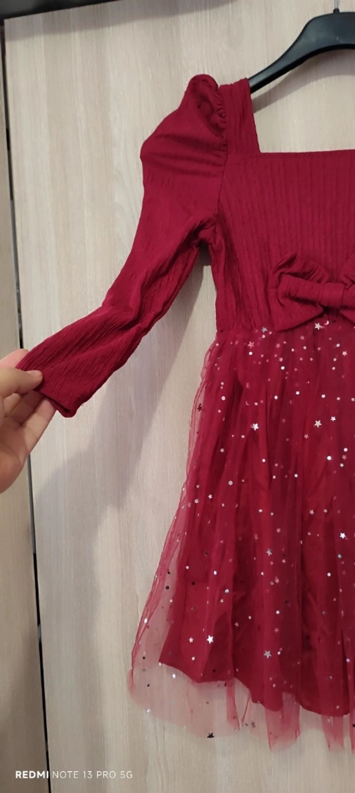 Magnifique Robe rouge bordeaux - photo numéro 2