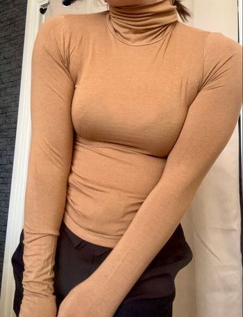 Sous pull marron 