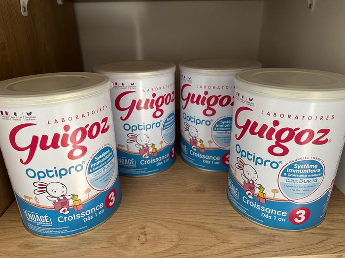 Lait de croissance guigoz optipro des 1 ans