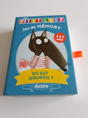 P'tit loup jeu de memory où est doudou ? Auzou complet 