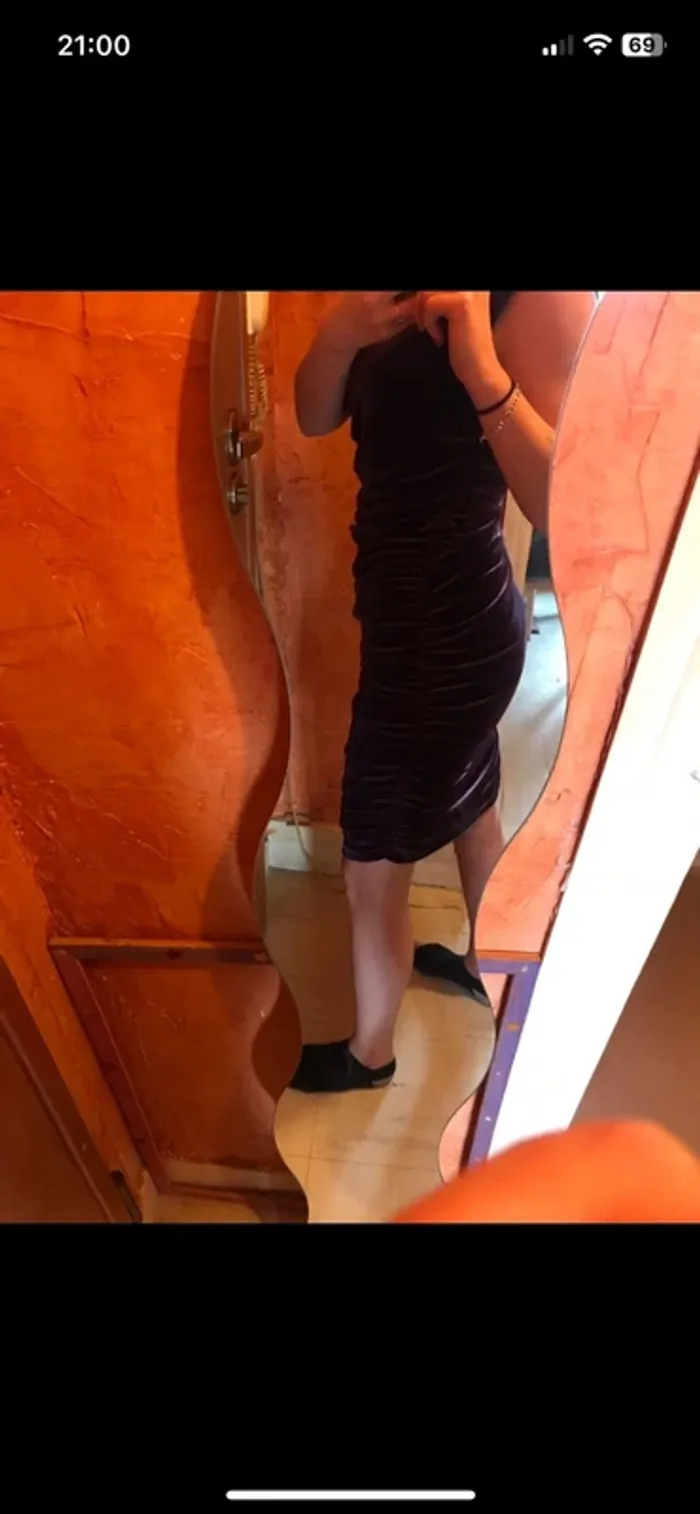 #Robe soirée velours - photo numéro 2