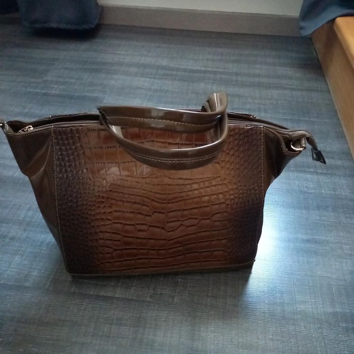 Sac à mains marron