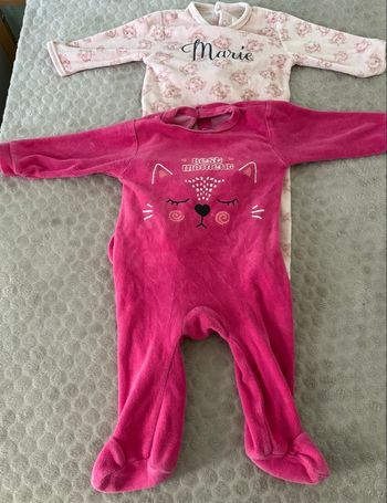 2 pyjamas velours