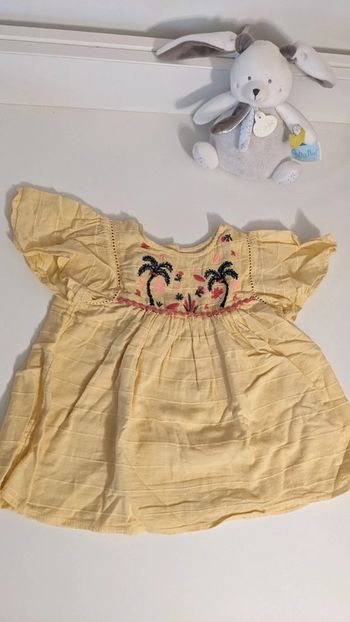 Robe d'été Jaune TAO 12 Mois