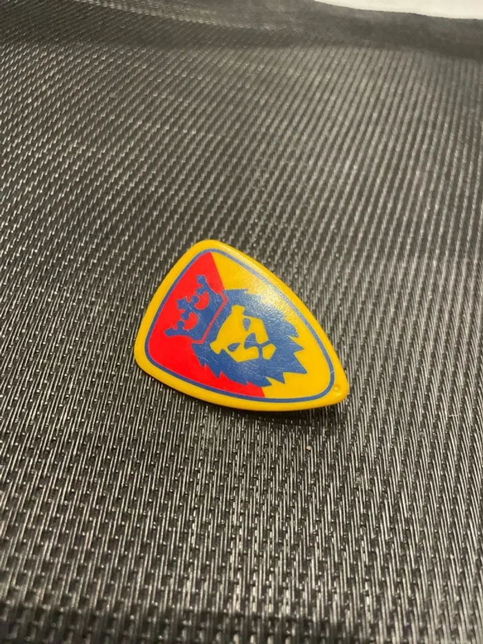 Playmobil bouclier jaune tête de lion chevalier moyen âge château citadelle forteresse - photo numéro 2