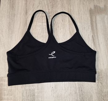 Brassière de sport noire Energetics Taille S