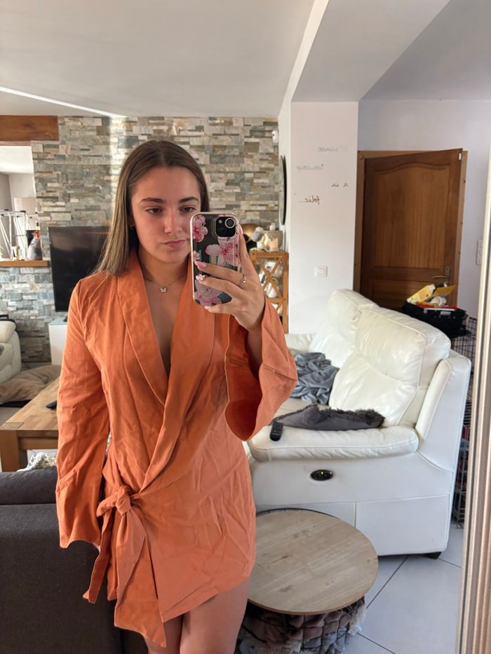 robe blazer teracota - photo numéro 5