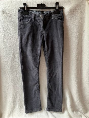 Pantalon velours réglable Tex Kids 7/8 ans (1€)