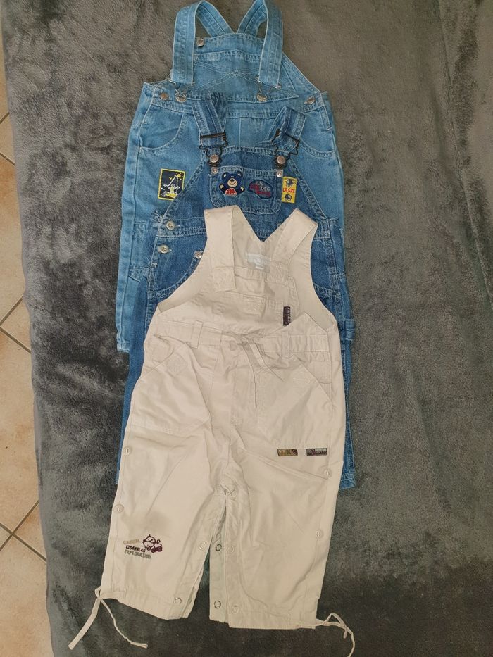 Lot salopette 12 mois
