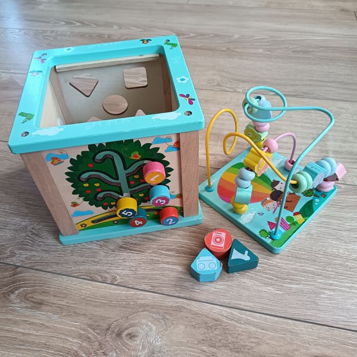 Cube d'activités en bois - photo numéro 8