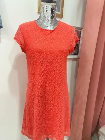 Robe stylé dentelle fleurs