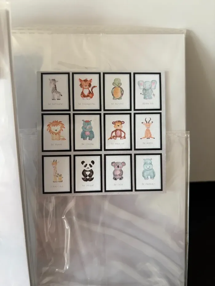 Affiches “Animaux Inspirants” pour chambre enfant - photo numéro 2