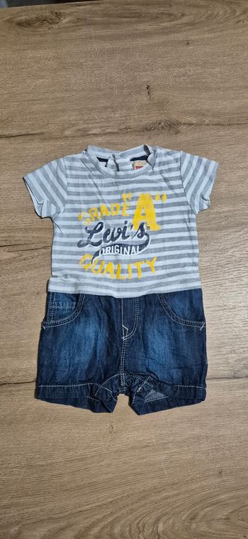 Combinaison short Levi's 9 mois