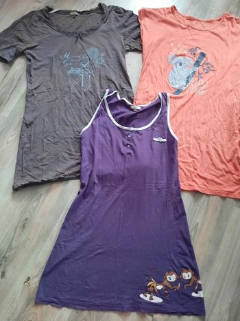 Lot de 3 chemises de nuit taille 38/40