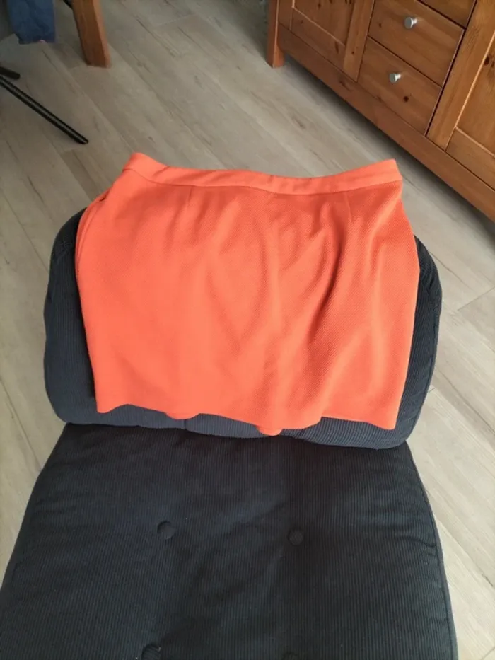 Jupe courte orange See U soon - photo numéro 4