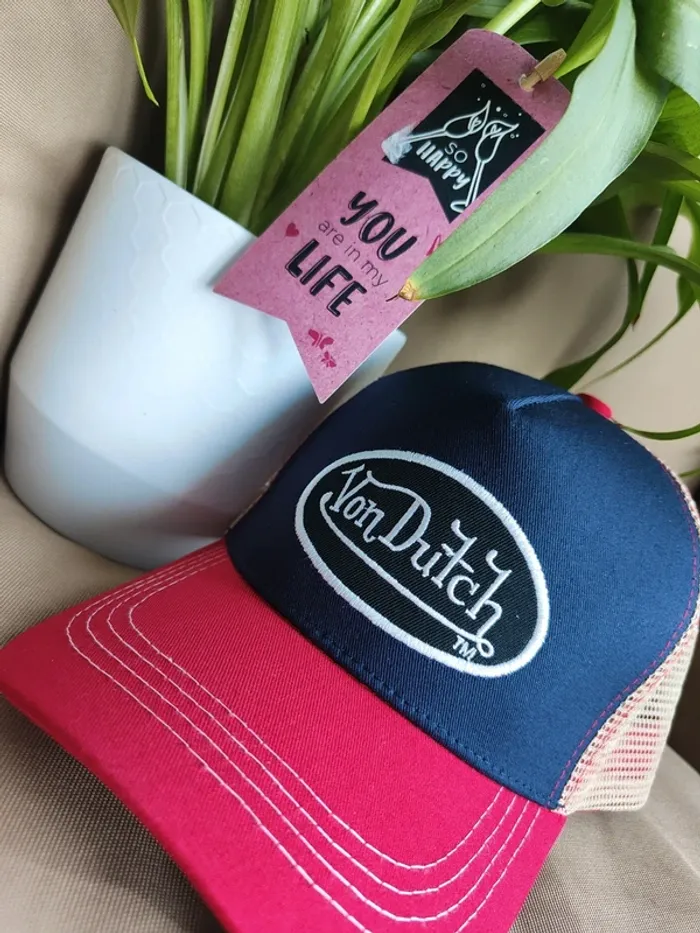 Casquette Trucker Von Dutch tricolore