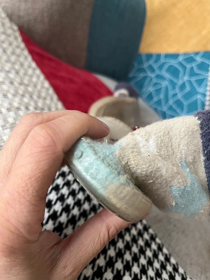 Chaussons chaussette garçon 23, isotoner, à enfiler, made in France - photo numéro 4