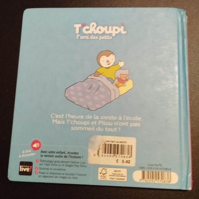 Livres Nathan enfants T'choupi lot de 4 - photo numéro 9