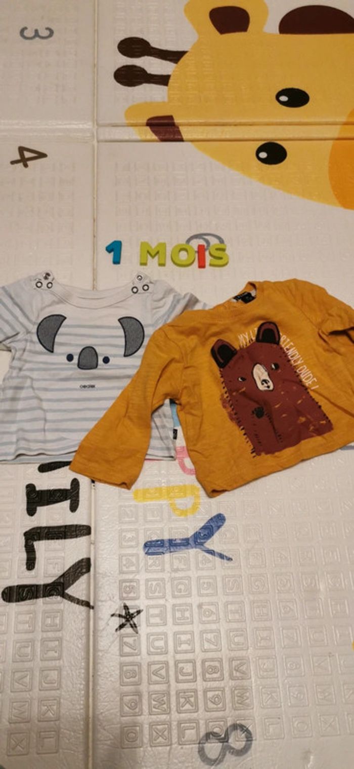 Lot tee shirt manches longues